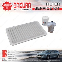 Sakura Oil Air Fuel Filter Service Kit for Toyota Camry ACV36R 2.4L 09/02-06/06
