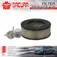 Sakura Oil Air Fuel Filter Service Kit for Toyota TownAce KR42 1.8L 01/97-12/98