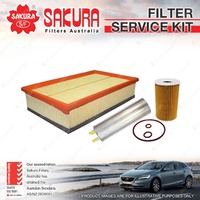 Oil Air Fuel Filter Service Kit for Volkswagen Caravelle Multivan Transporter T5