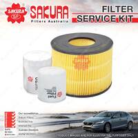 Sakura Oil Air Fuel Filter Service Kit for Daihatsu Delta V98 V99 V47 V48 Diesel
