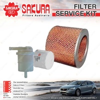 Sakura Oil Air Fuel Filter Service Kit for Mitsubishi L300 Express SB SC SD SE