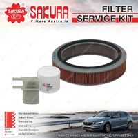 Sakura Oil Air Fuel Filter Service Kit for Mitsubishi Triton ME MF MG MH MJ 2.6L