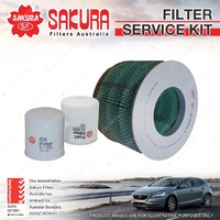 Sakura Oil Air Fuel Filter Service Kit for Toyota Landcruiser HJ47 HJ60 61 HJ75