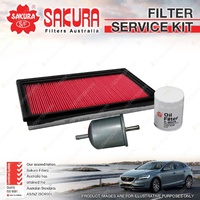 Oil Air Fuel Filter Service Kit for Nissan Pulsar N14 Serena Silvia Skyline R34