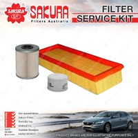 Sakura Oil Air Fuel Filter Service Kit for Renault Megane X84 Trafic X83 1.9 dCi