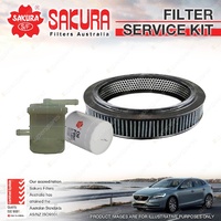 Sakura Oil Air Fuel Filter Service Kit for Suzuki Vitara SE416 1.6L 07/88-11/94