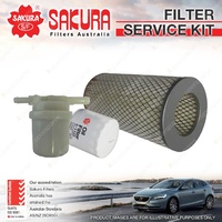 Oil Air Fuel Filter Service Kit for Toyota Hiace RZH103 RZH113 RZH125 LWB SWB