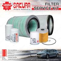 Oil Air Fuel Filter Kit for Isuzu FVD FVL23 FVM23 FVR23 FVY23 FVZ23 GVD23 GVR23