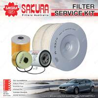 Oil Air Fuel Filter Service Kit for Hino 300 XZU304R 306R 307R 308R 347R 348R