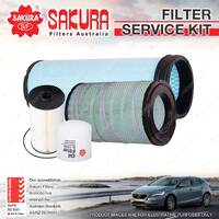 Sakura Oil Air Fuel Filter Service Kit for Isuzu FRR90 FSS90 5.2L TD