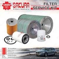 Sakura Oil Air Fuel Filter Service Kit for Hino FF19K L Ranger 8 FF1J 8Z GT1J