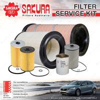 Sakura Oil Air Fuel Filter Service Kit for Hino 700 FS1E SS1E 12.9L TD