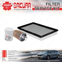 Sakura Oil Air Fuel Filter Service Kit for Ford Falcon EL 6Cyl Spare Parts