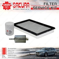 Premium Quality Sakura Oil Air Fuel Filter Service Kit for Ford Falcon AU 6Cyl