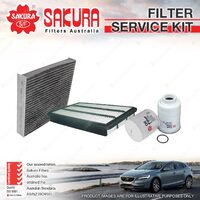 Oil Air Fuel Cabin Filter Service Kit for Toyota Landcruiser Prado KDJ150 155R