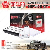 Sakura 4WD Filter Service Kit for Toyota Landcruiser Prado KDJ150 155 Ref RSK16C