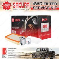 Sakura 4WD Filter Service Kit for Nissan Navara D40 Pathfinder R51 Refer RSK12C