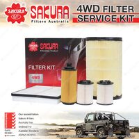 Sakura 4WD Filter Service Kit for Holden Colorado 7 RG 2.5L 2.8L Refer RSK29C