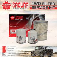 Sakura 4WD Filter Service Kit for Toyota Hilux LN106 LN107 SR5 LN111 Refer RSK22