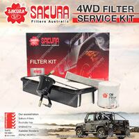 Sakura 4WD Filter Service Kit for Toyota Hilux GGN15 GGN25 1GR - FE Refer RSK35C