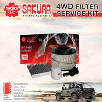 Sakura 4WD Filter Service Kit for Toyota Hilux TGN16 2TR - FE Refer RSK36C