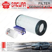 Sakura Oil Air Fuel Filter Service Kit for GMC 5.7L V8 16V 1998-2020 Petrol