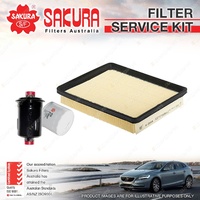 Sakura Oil Air Fuel Filter Service Kit for Kia Optima GD 2.5L 2.7L Petrol