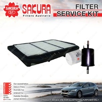 Sakura Oil Air Fuel Filter Service Kit for Daewoo Lacetti J200 1.8L Petrol 4Cyl