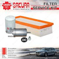 Oil Air Fuel Filter Kit for Skoda Octavia 1Z Superb 3T Yeti 5L 1.8L TSi 4Cyl