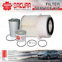 Sakura Oil Air Fuel Filter Service Kit for Mazda T3000 WE 3.0L Diesel Petrol