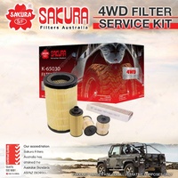 Sakura 4WD Filter Service Kit for Holden Trailblazer RG 4CYL 2.8L Diesel TURBO
