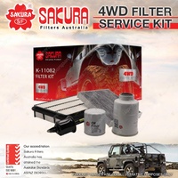 Sakura 4WD Filter Full Service Kit for Toyota Landcruiser Prado KDJ150 KDJ155R
