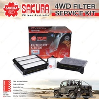 Sakura 4WD Filter Kit for Mitsubishi Triton ML MN 4G64 2.4L Petrol 2007-2015