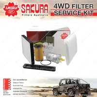 Sakura 4WD Filter Service Kit for Ford Territory SZ 2.7L 276DT SUV 2011-2016