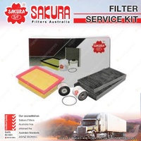 Sakura Oil Air Fuel Cabin Filter Service Kit for LDV G10 1.9L N1RY 19D4N 2016-On