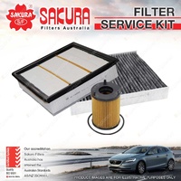 Sakura Oil Air Cabin Filter Service Kit for Isuzu D-MAX SX TFR 1.9L 2021-On