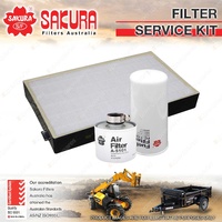 Sakura Air Fuel Cabin Filter Service Kit for Volvo A40D 12.1L D12C 2001-2007