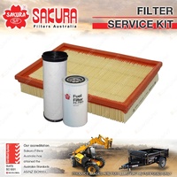 Sakura Air Fuel Cabin Filter Service Kit for Volvo A25C 6.7L TD73KDE 1994-2002