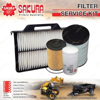 Sakura Filter Service Kit for Hitachi ZX225USLC-3 ZX225USRLC-3 5.2L 2006-2015