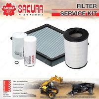 Sakura Oil Air Fuel Cabin Filter Service Kit for Komatsu WA430-6 8.3L 2007-On