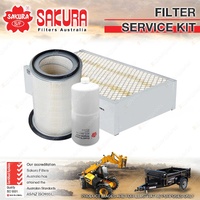 Sakura Air Fuel Cabin Filter Service Kit for Komatsu WA1200-3 QSK60 2000-On