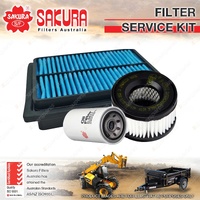 Sakura Oil Air Cabin Filter Service Kit for Komatsu PC240LC-11 6.7L 2017-On