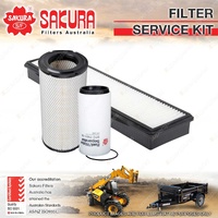 Sakura Air Fuel Cabin Filter Service Kit for Volvo BL71B 3.1L D5D 2011-On