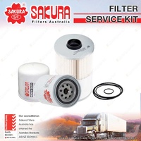 Sakura Filter Service Kit for Freightliner Columbia 112 TRA TRU CST112