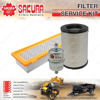 Sakura Air Fuel Cabin Filter Service Kit for Mccormick MC115 4.4L 2003-2010