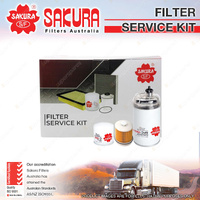 Sakura Oil Fuel Filter Service Kit for Isuzu NPR NPS 5.2L 2008-2015