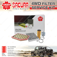 Sakura 4WD Filter Kit for Ford Ranger Raptor PY T6.2 3.0L DD2S 2022-On