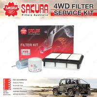Sakura 4WD Filter Kit for Holden Rodeo RA 3.5L 6VE1 V6 24V Ute DOHC 2003-2005