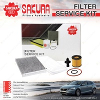 Sakura Oil Air Cabin Filter Kit for Toyota Corolla ZRE142 ZRE144 ZRE152 ZRE182