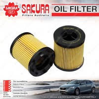 Sakura Oil Filter for SAAB 9-3 JC 2.0T II YS3F Petrol Refer R2602P